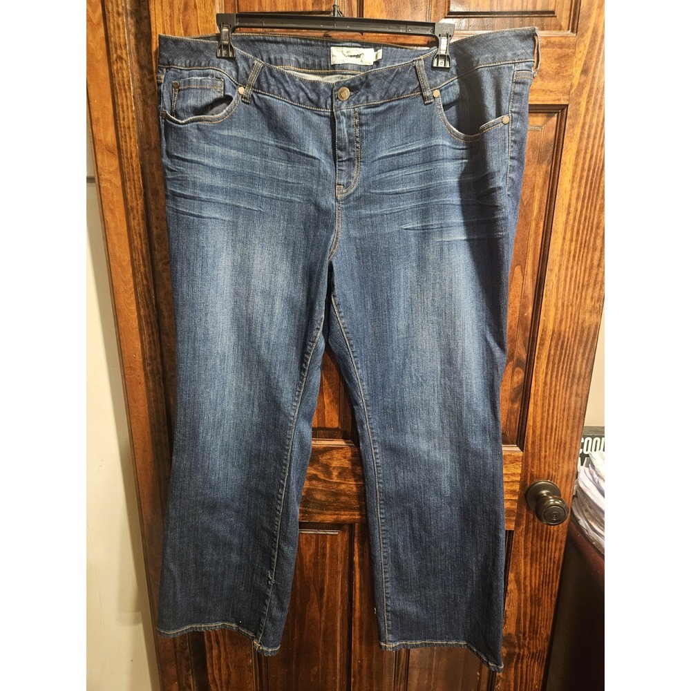 Torrid Size 24 Regular Plus Size Women Blue Denim Jean Pants Regular Fit